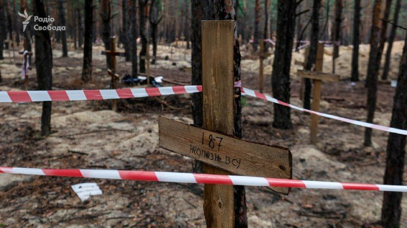 Podría ser peor que Buchi: una fosa común de los tiempos de la ocupación con cientos de tumbas fue encontrado cerca de Izyum