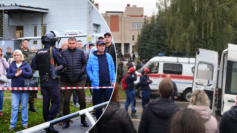 Niños asustados y caos total: video de una escuela en Izhevsk donde ocurrió un tiroteo fatal