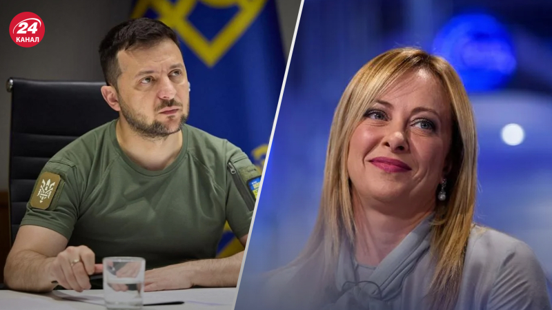 Contamos con la cooperación de Italia, – Zelensky contactó a Meloni y recibió una respuesta