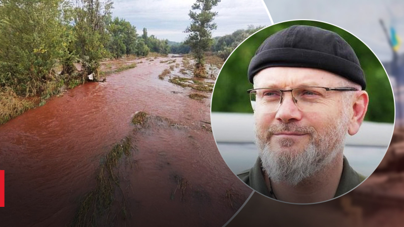 Por qué hay agua roja en Ingulka y existe una amenaza para las personas en ella: RVA de Krivoy Rog explicó la situación