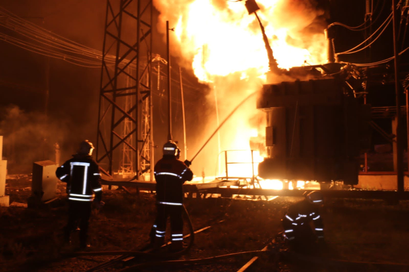 Una persona murió, otra – está siendo buscada, – Servicio de Emergencia del Estado sobre el ataque sobre la central térmica de Kharkiv