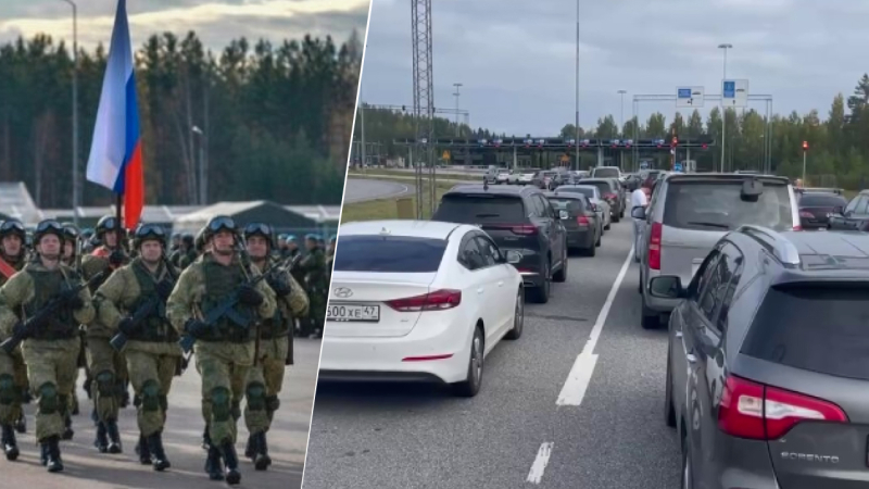 La huida de la movilización continúa: hay colas de kilómetros en la frontera rusa con Finlandia y Kazajstán