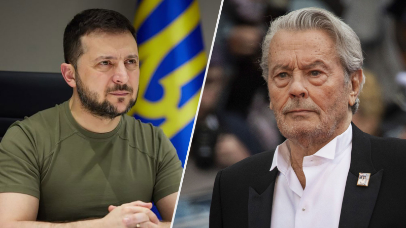 Putin sabe cuántas personas mueren, – Zelensky en una entrevista con el legendario Alain Delon