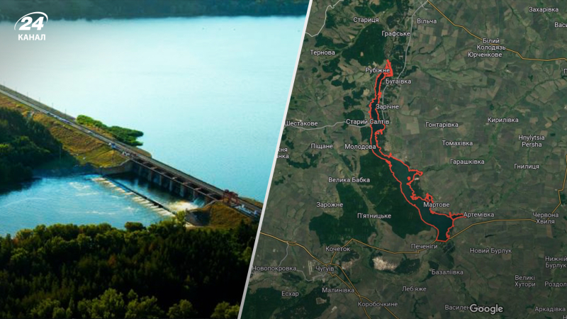 Los rusos intentaron destruir la presa del embalse de Pechenezh: dónde se encuentra – mapa 