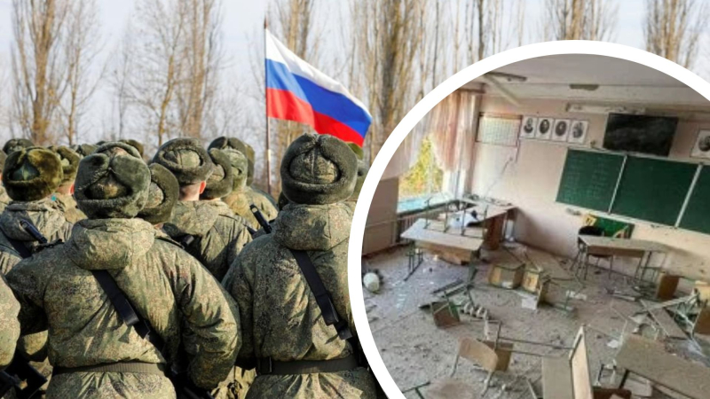 Los rusos mantienen equipos militares en instituciones educativas de los territorios ocupados