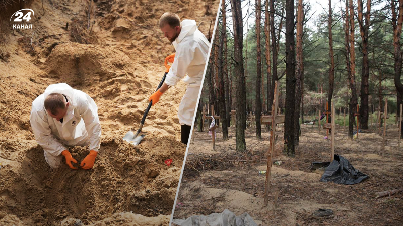 400 cuerpos encontrados en una fosa común en Izyum: imágenes espeluznantes