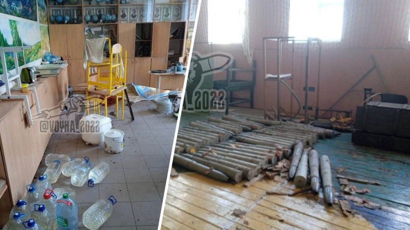 Los rusos establecieron una base militar en Kupyansk justo en la escuela: se mostraron fotos en StratCom 