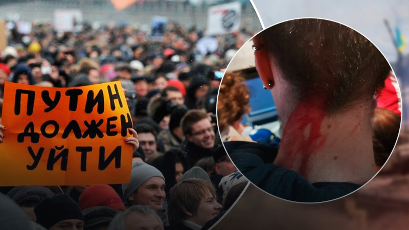 En Moscú, los manifestantes gritan "Putin– en las trincheras", en San Petersburgo la gente están siendo detenidos beat