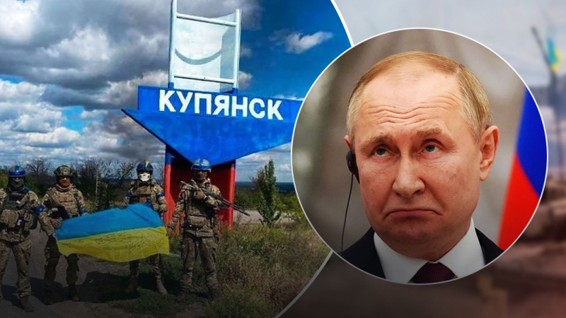 Bandera en mano, Putin reaccionó con cinismo ante la contraofensiva de la UAF