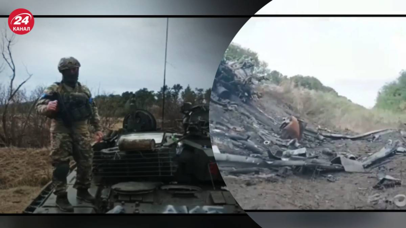 Equipos quemados y ocupantes completamente derrotados: las primeras imágenes de la exitosa ofensiva de las Fuerzas Armadas de Ucrania en la región de Kharkiv