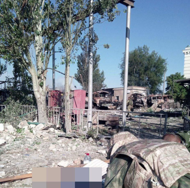 Bavovnyatko visitó Nueva Kakhovka nuevamente: resultado: base rusa destruida