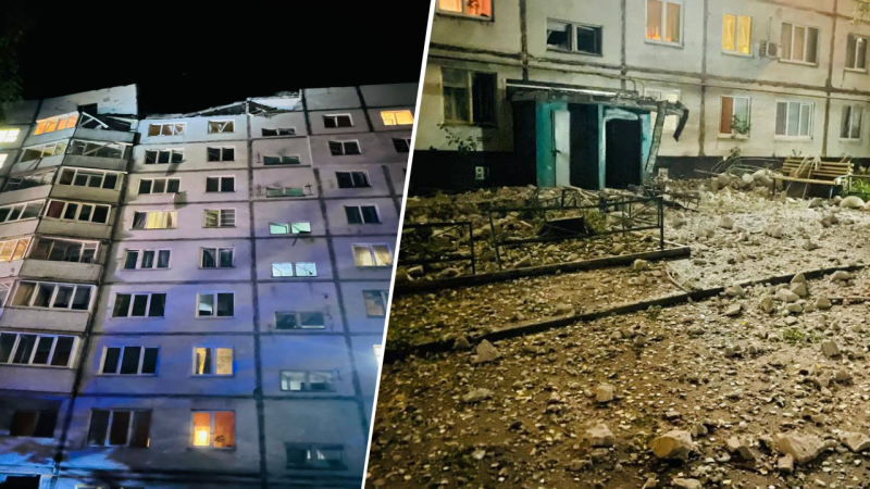 bombardeo nocturno de edificios de gran altura en Kharkiv: 10 residentes fueron sacados de las ruinas de una casa