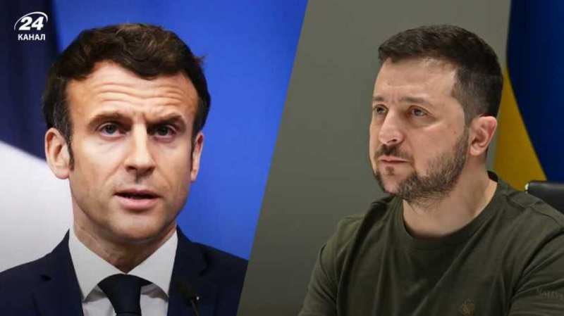 Sobre la situación en la ZNPP y asistencia adicional: Macron telefoneó a Zelensky