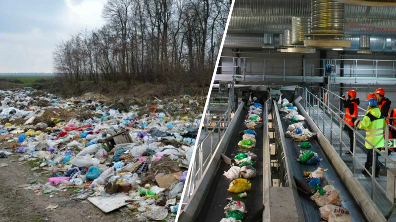 Ayudarán a proteger el medio ambiente: se construirán 2 plantas de procesamiento de residuos en la región de Kiev