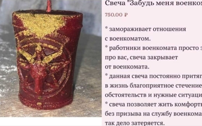 В A Rusia se le venden velas que 