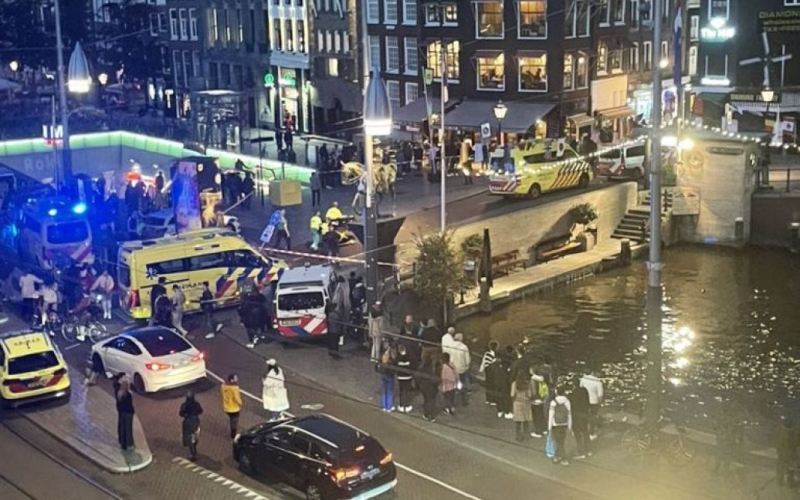 V Tiroteo ocurrido en el centro de Amsterdam: dos personas resultaron heridas (foto, video)