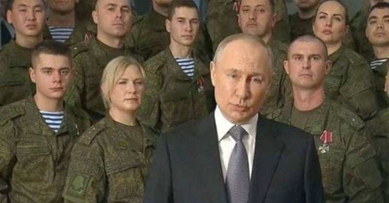 Pescadores, feligreses y militares: qué roles juegan los secuaces de Putin durante los eventos 