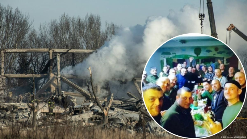 Iban a celebrar a gritos: apareció en la red una foto de los movilizados en Makiivka antes del paro