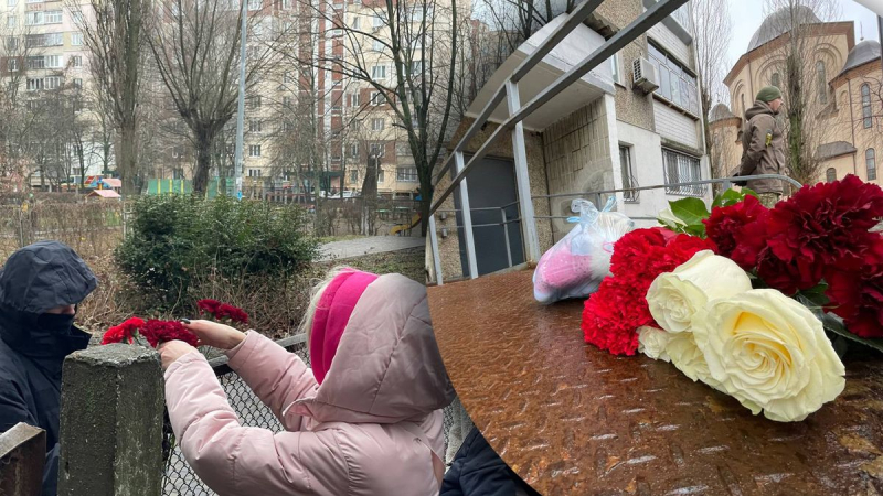 Traen flores y juguetes para niños al lugar del accidente en Brovary: reportaje fotográfico exclusivo