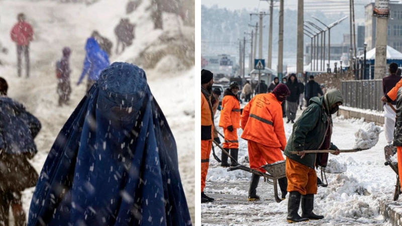 Fuertes heladas y nevadas golpean Afganistán: más de 150 muertos, incluidos niños