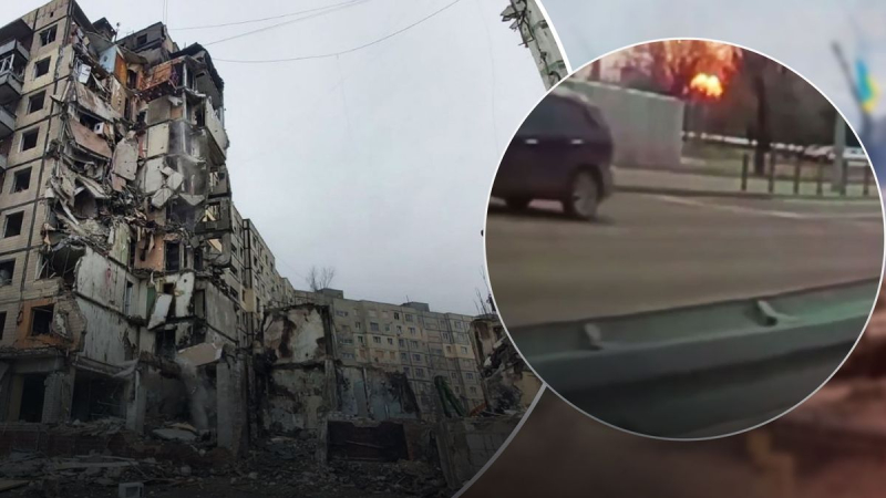 Sin defensa aérea: otro video del ataque ruso directo con misiles a una casa en Dnipro