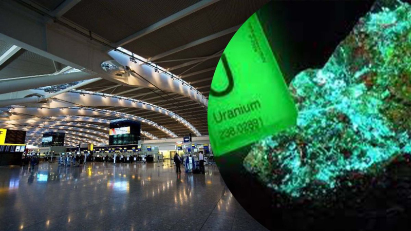 Uranio encontrado en el aeropuerto de Londres
