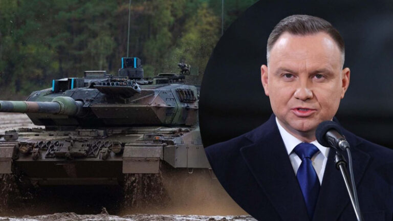 Duda dijo cuántos tanques Leopard transferirá Polonia a Ucrania
