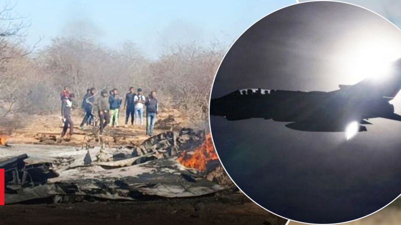Dos aviones de combate se estrellan en India, un piloto muere