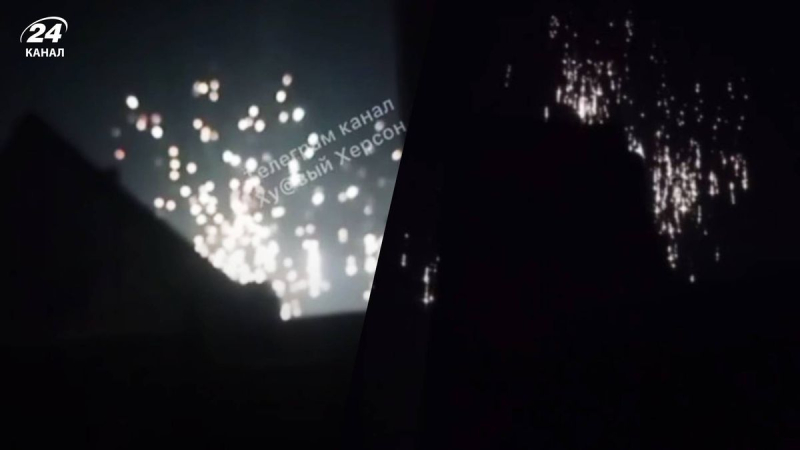 Los rusos bombardearon Kherson con proyectiles incendiarios: imágenes terribles
