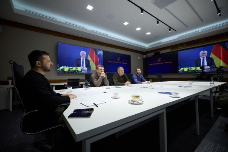 Zelensky se reunió con Steinmeier en formato de video: detalles de la conversación de los presidentes