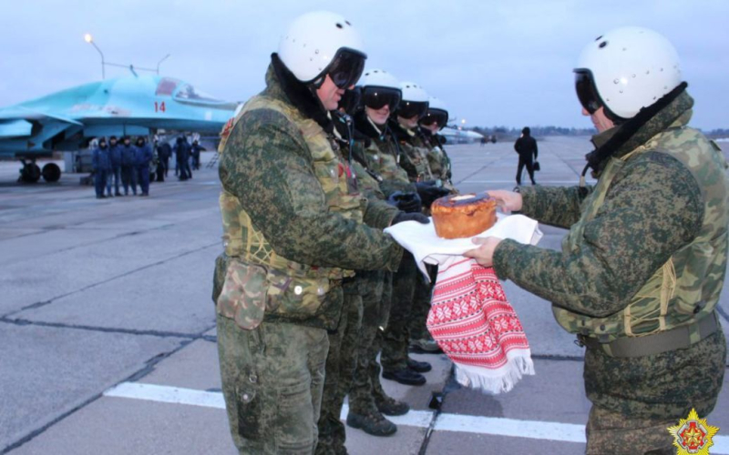 Ocupantes en Bielorrusia levantó en el aire un avión de reconocimiento