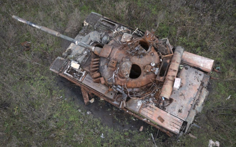 En la región de Belgorod, durante la reparación del tanque T-72, la munición explotó