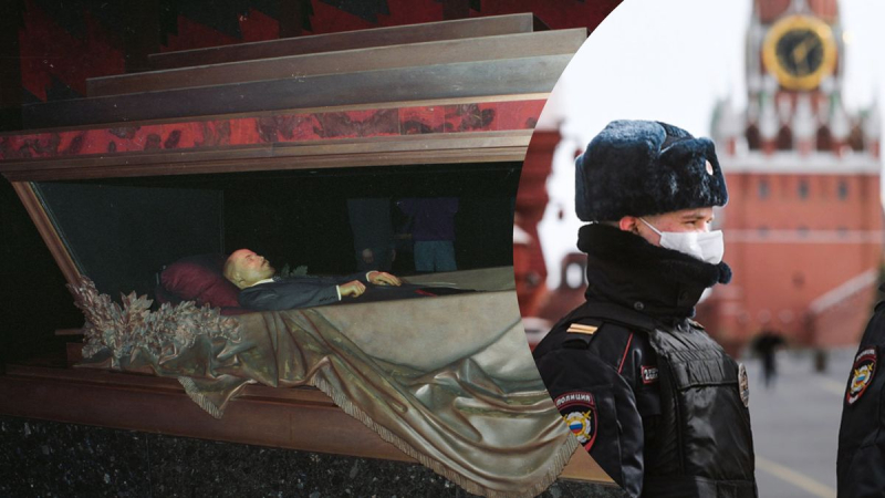 Quería un recuerdo para llevar a casa: un ruso borracho intentó secuestrar a Lenin del mausoleo