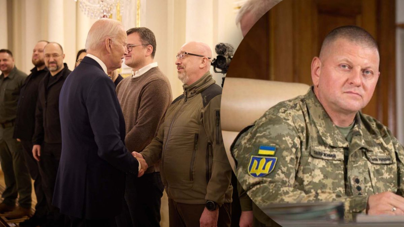 La Cancillería explicó por qué Zaluzhny no estuvo presente en la reunión con Biden