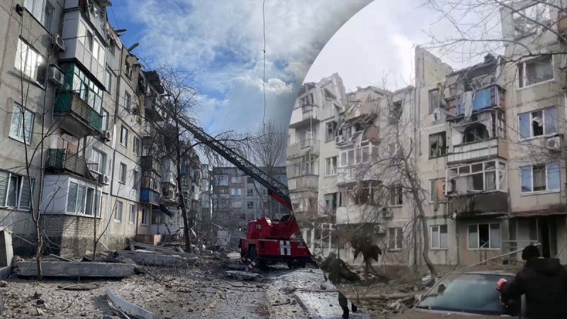 Rusia choca contra un edificio de gran altura en Pokrovsk: hay heridos, gente bajo los escombros