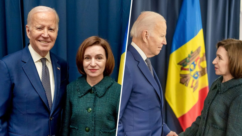 Sandu invitó a Biden a Moldavia en medio de los planes de golpe de Rusia