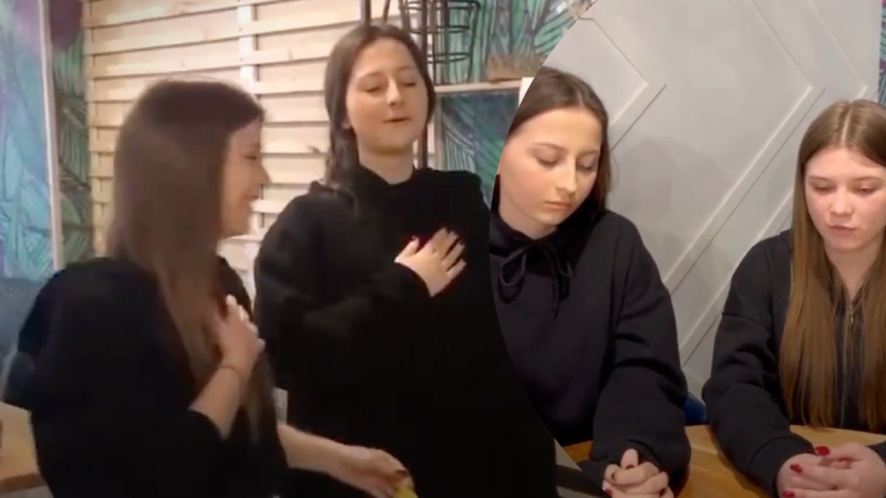 En Donetsk, las camareras de un café cantaron el himno de Ucrania: se vieron obligadas a disculparse y despedido