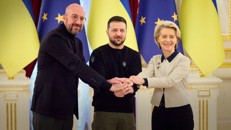 Zelensky anunció el inicio de negociaciones sobre la adhesión de Ucrania a la UE en 2023