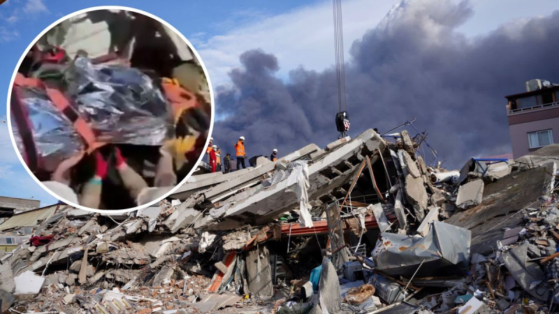 175 horas después del terremoto: una madre con dos hijos fue rescatada de los escombros en Turquía 
