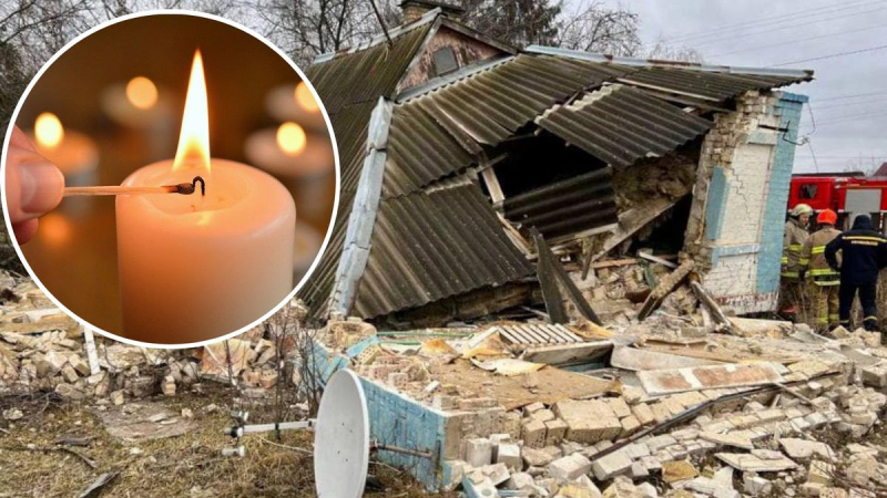 Encendí una vela: hubo una explosión: una casa quedó completamente destruida en Kiev region