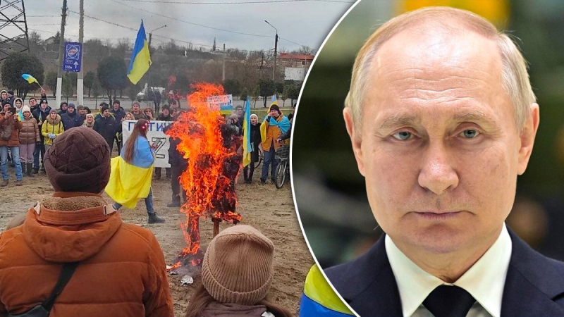 La gente quemó efigies de Putin en Kiev y otras ciudades: celebraron el último día de Maslenitsa