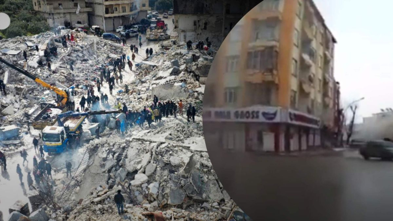 Momento del derrumbe de varios edificios en Turquía captado en DVR: imágenes espeluznantes