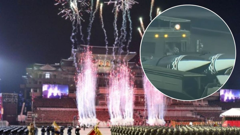 Corea del Norte tiene la mayor cantidad de misiles nucleares en la historia en el desfile nocturno