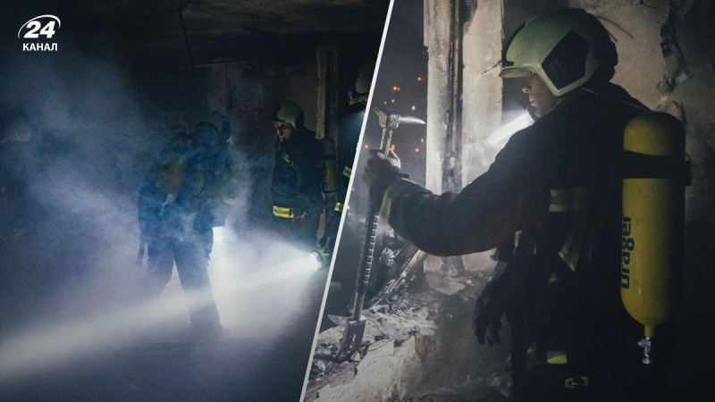 Se produjo un incendio a gran escala en un apartamento en el piso 17 en Kyiv