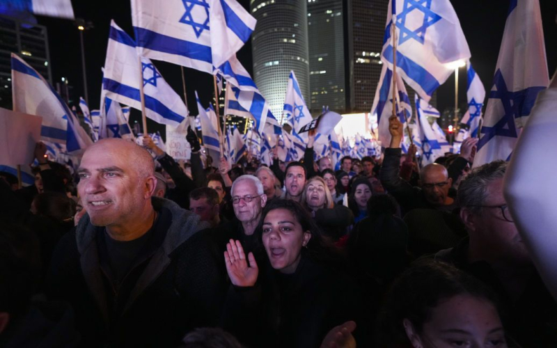 Decenas de miles de personas volvieron a manifestarse en Israel contra la reforma del poder judicial