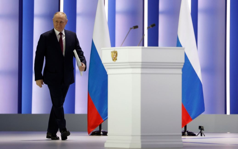 Putin tosió encima discurso, porque el paciente – psíquico