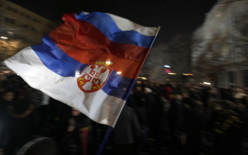Participado en una protesta antigubernamental: cinco activistas fueron detenidos en Serbia
