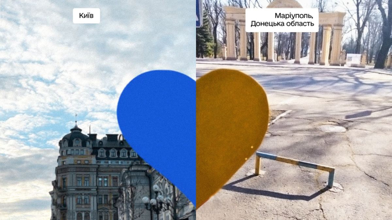 De Kiev a Yalta: Miles de ucranianos se unieron al flash mob del movimiento de resistencia Yellow Ribbon