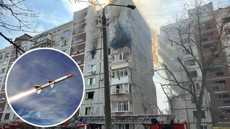 Misil atrapado en el techo de un edificio de gran altura en Zaporozhye: OVA local respondió si era cierto