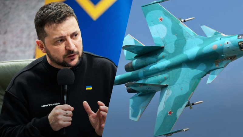 Zelensky aclaró quién derribó al caza ruso cerca de Yenakiyevo